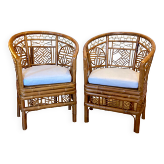 Fauteuils bambou