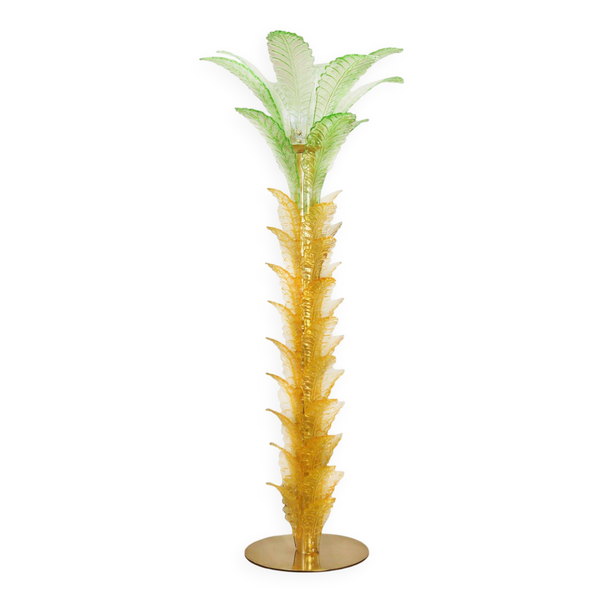 Palma lamp, Murano glass, Italian design, 1970s, manufacture: Italy