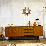 Vintage sideboard with metal legs