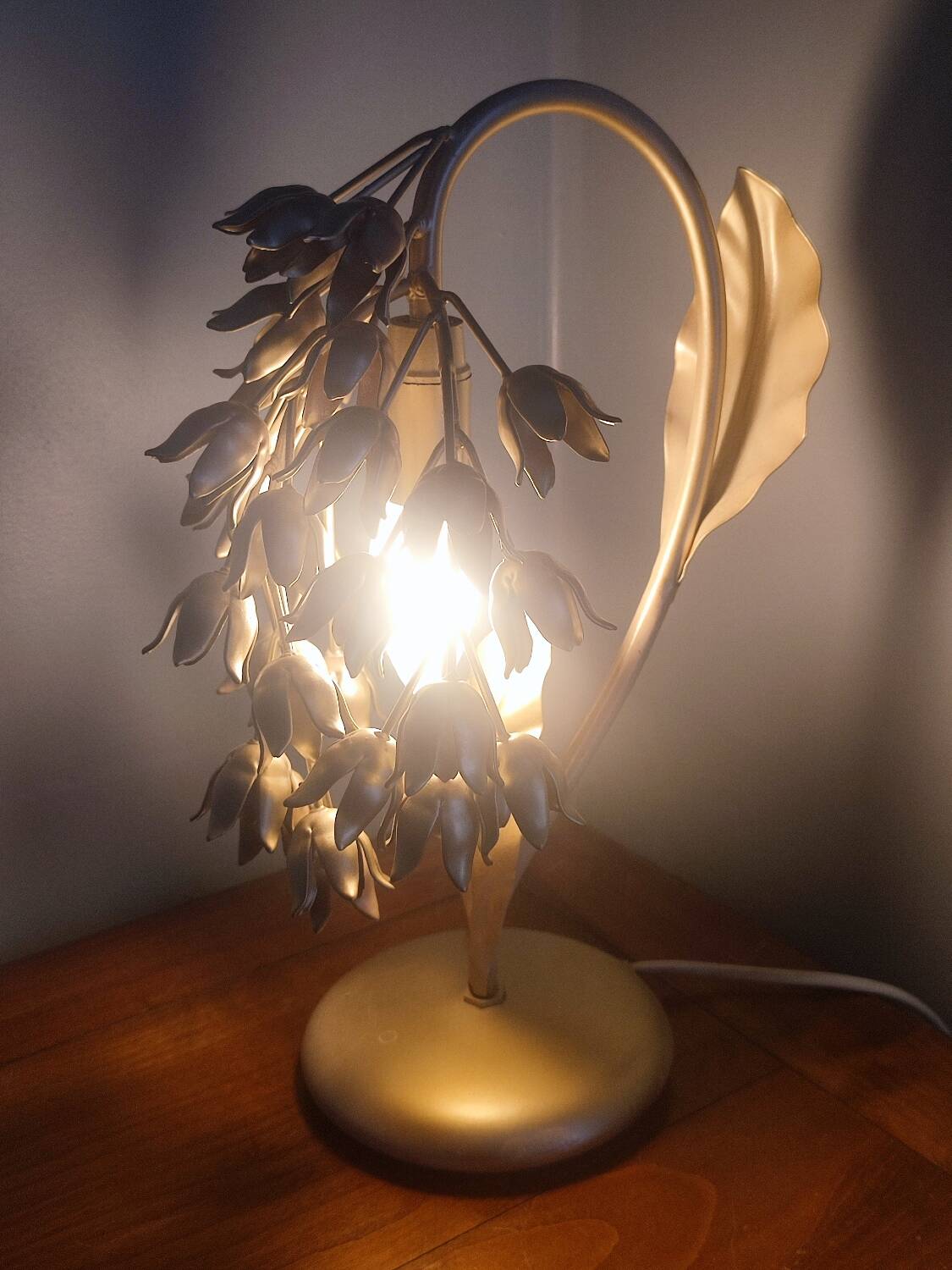 Vintage metal table lamp