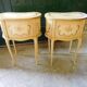 Pair of bedsides modele kidney