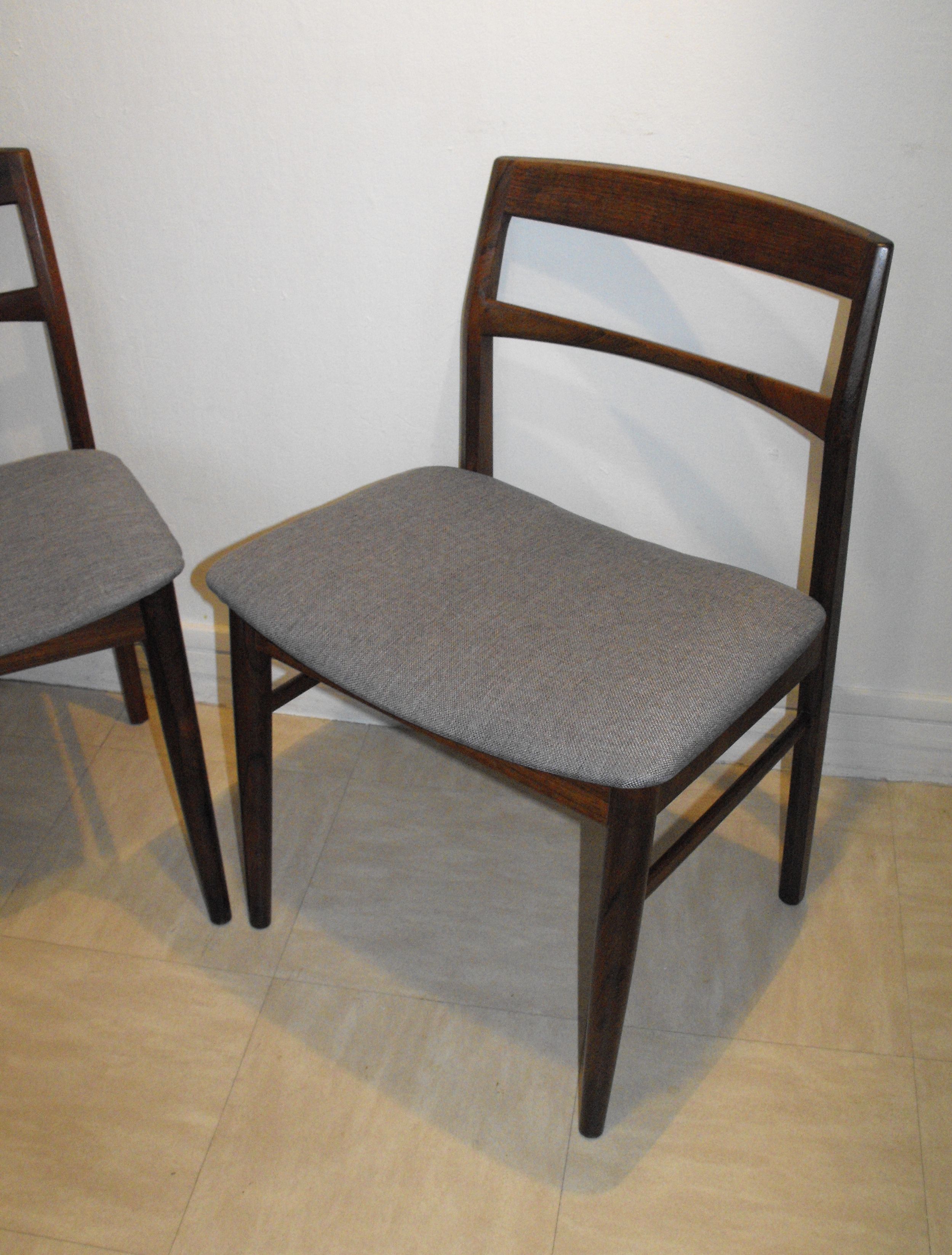 Pair of Scandinavian chairs by Henning Kjaernulf