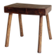 Rustic European Solid Wood Accent Side Table or Stool