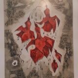Alfred Steinmetzer (1918-2007), abstract composition, signed and dated etching