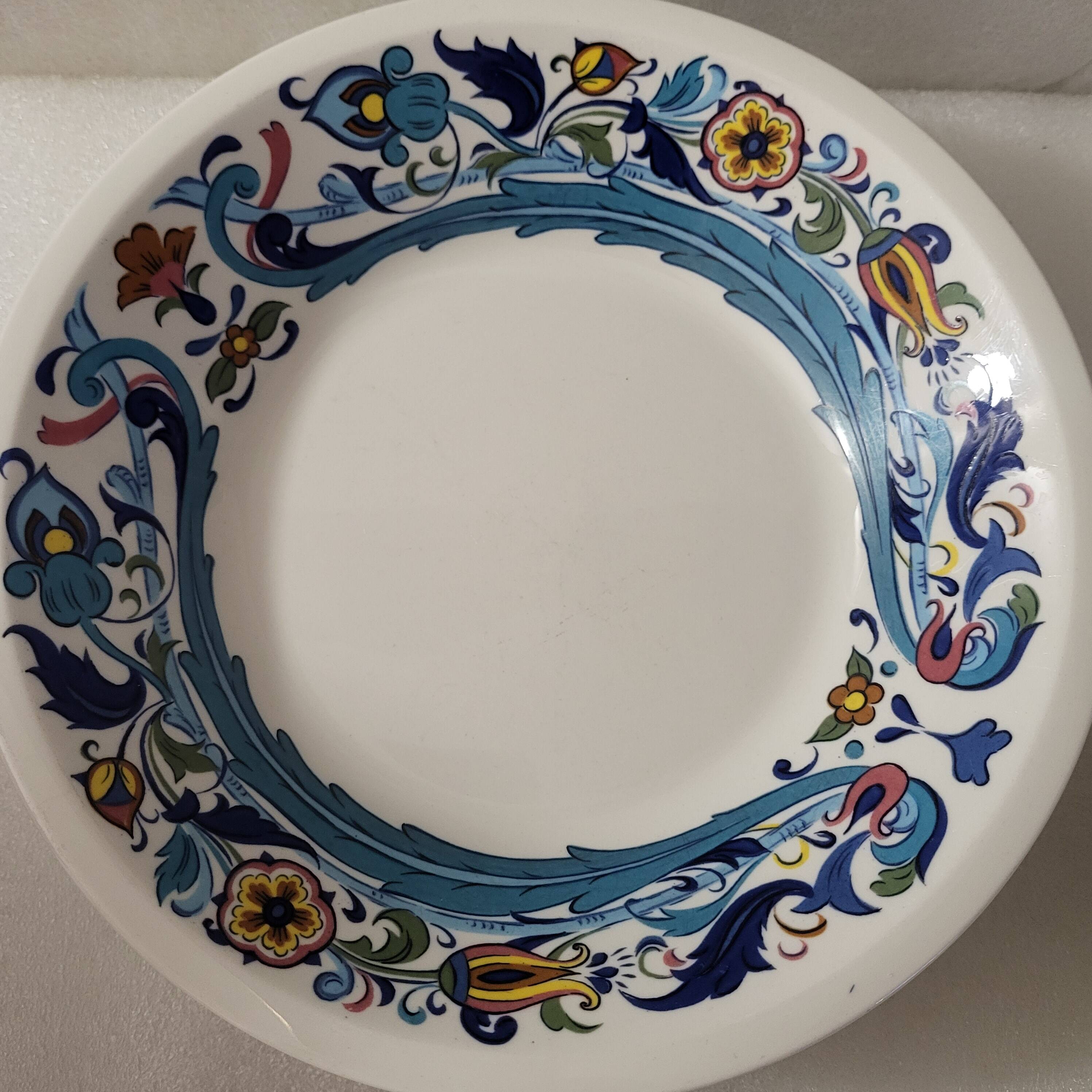 5 deep plates Izmir by Villeroy and Boch, 1973