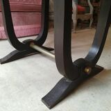 Art Deco side table in mahogany