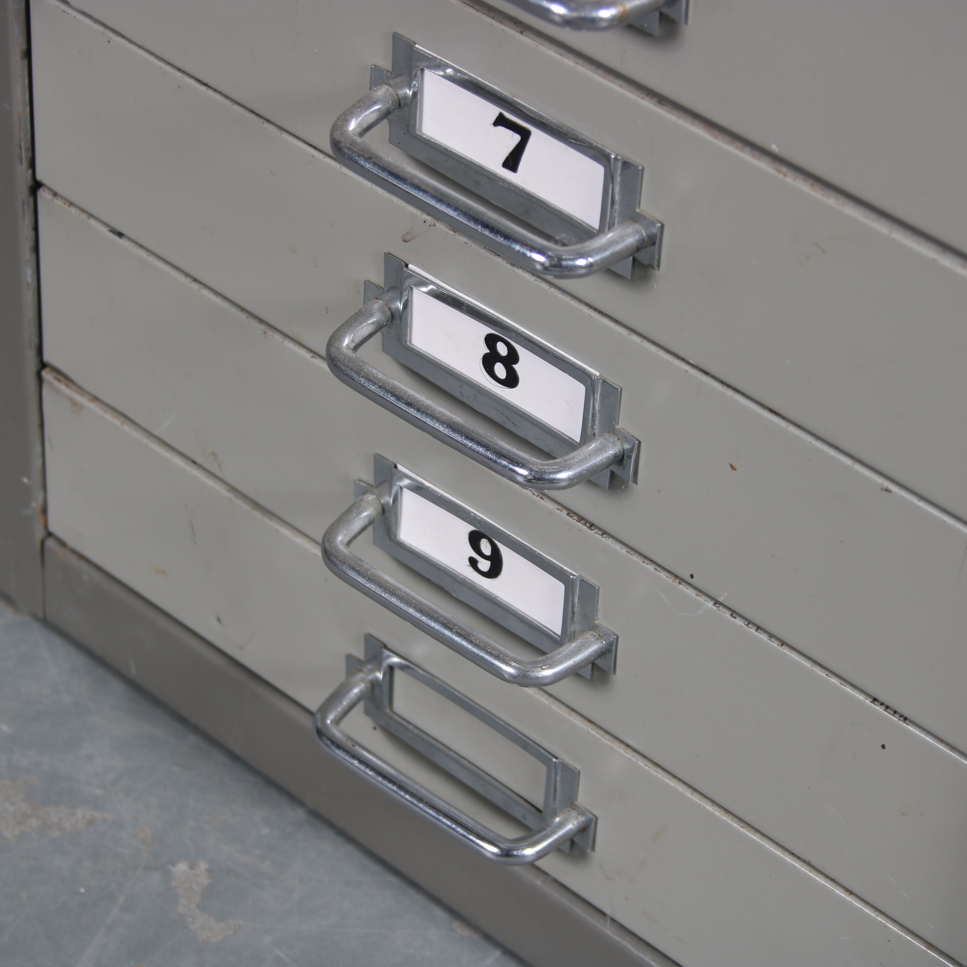 1960s Industrial drawer cabinet from the Netherlands
