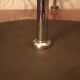 Authentic 70s floor lamp with 2 adjustable black lampshades