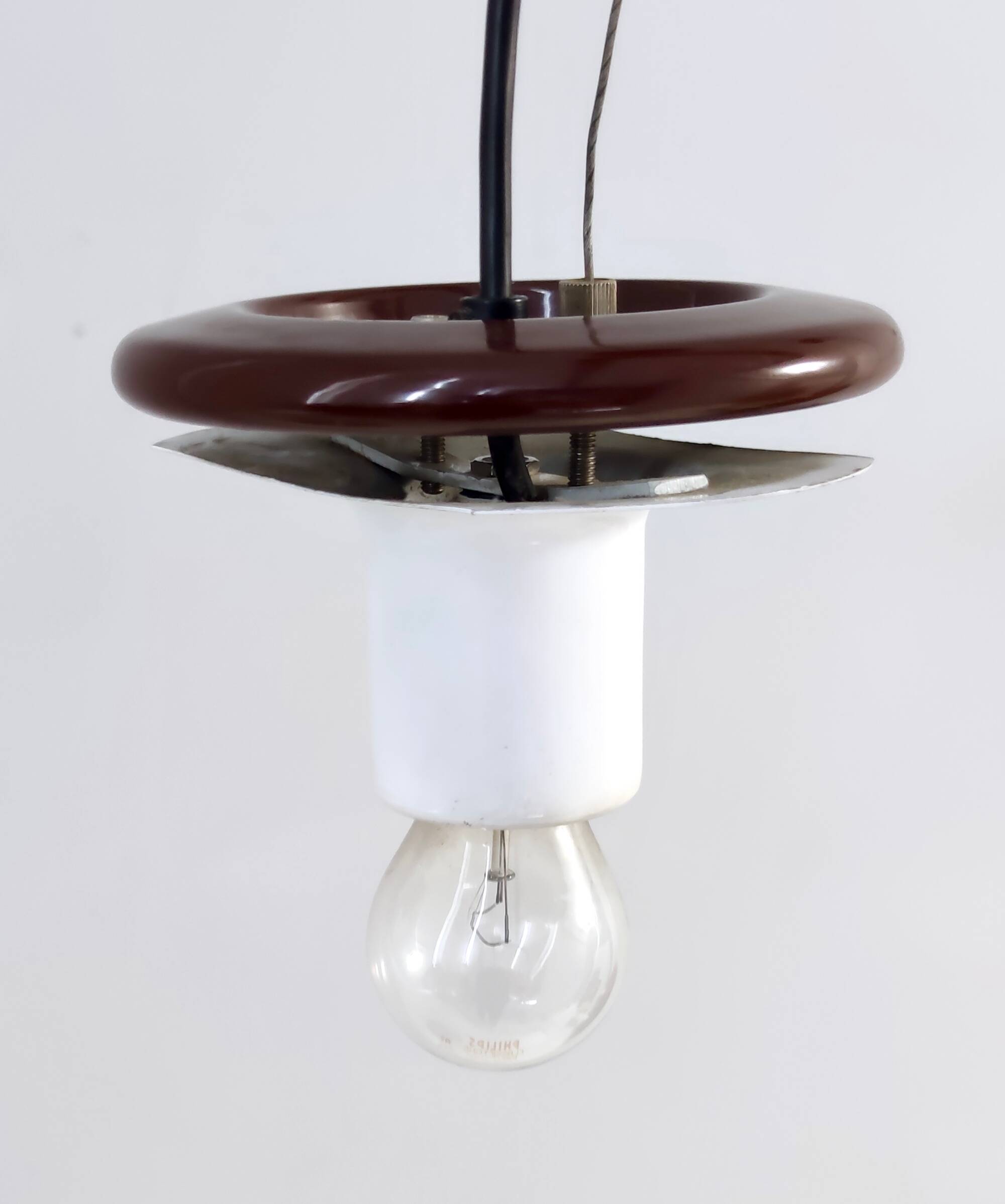 Adjustable Oval Glass Pendant "Giove" by Ludovico Diaz de Santillana for VeArt