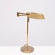 Herda Brass swing arm Desk Lamp 1980s