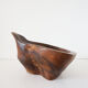 Brutalist solid wood dish