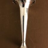 Art deco vase in silver metal Félix Frères Toulouse