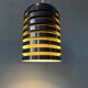 Vintage blue Danish mid-century pendant light