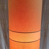 Scandinavian style table lamp in wood and rope - mid 20th century.