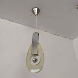 60s/70s metal and resin pendant light