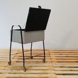 German sewing table on Wheels from the 1970s