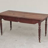 1940s farmhouse table in solid oak