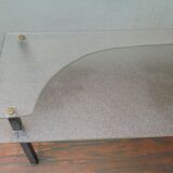 Coffee table in glass from the 1950s