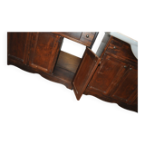 Vintage Poplar Wood Vanity Cabinet with Wash Basin, 1960s, Set of 2