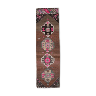 3x10 bohemian turkish vintage runner rug  326x97cm