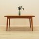 Table en teck, design danois, années 1970, fabriquée au Danemark