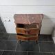 Curved chest of drawers in Louis XV style marquetry