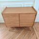 Renovated vintage sideboard, Scandinavian style, 1960s