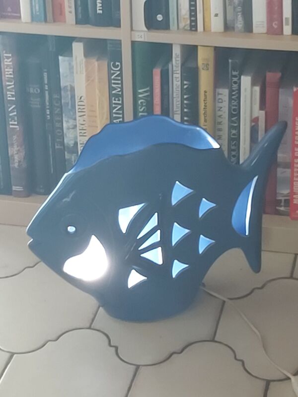 Lampe poisson Les Grottes Dieulefit