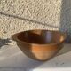 4 bowls in eared stoneware, vintage Gien France sandstone