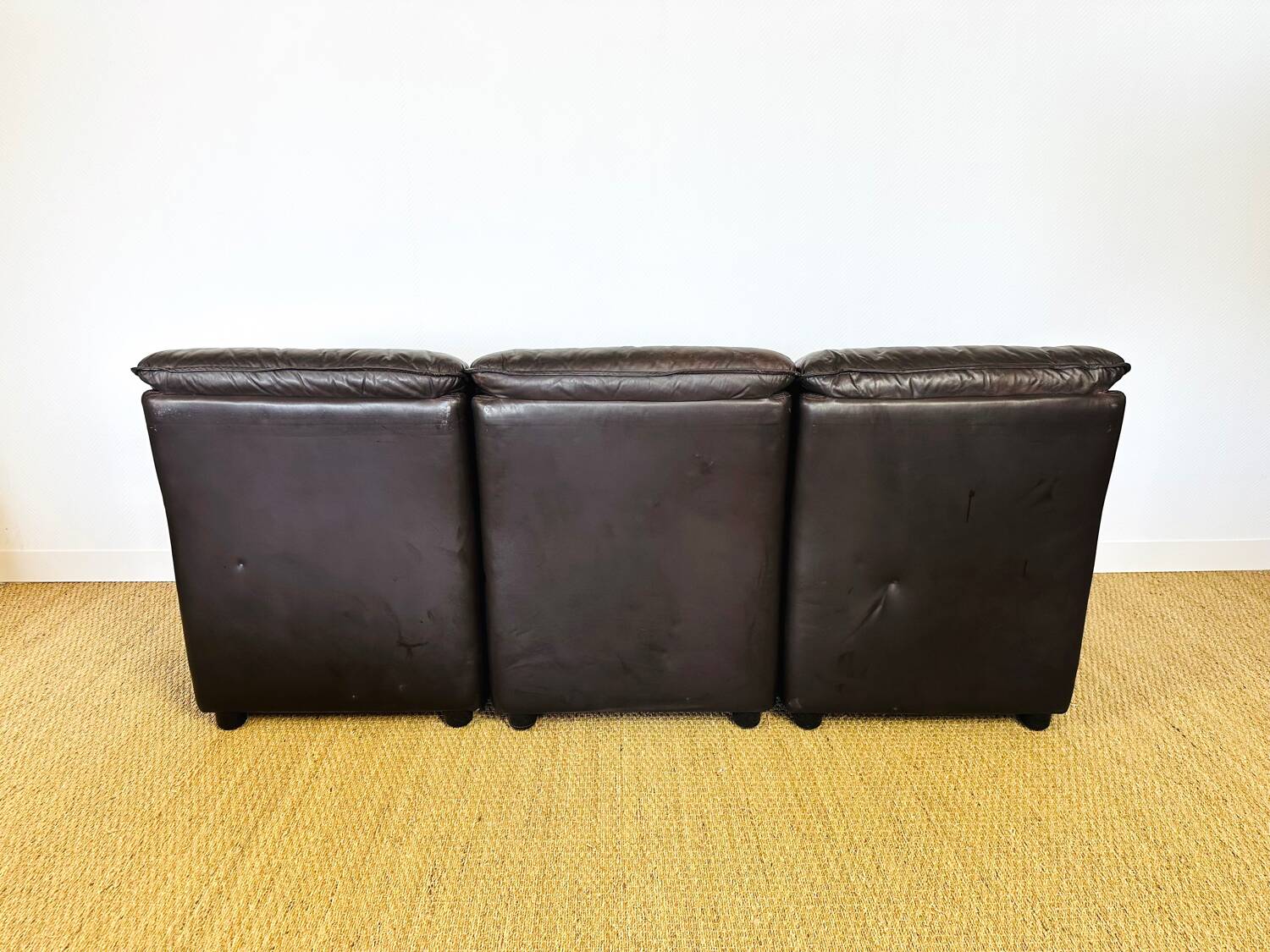 Modular leather sofa 1960