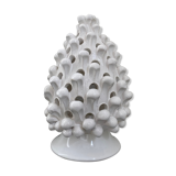 Lampe pomme de pin, en céramique de Caltagirone