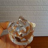 Bougeoir cristal Saint Louis forme libre  Ø 7 cm