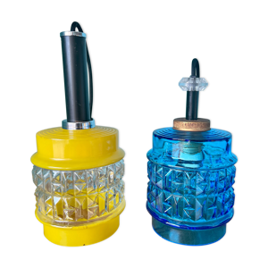 lampe du milieu du siècle / Abat-jour danois / Années 1960 / lampe art déco