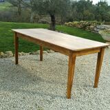 Solid oak farmhouse table 80x185