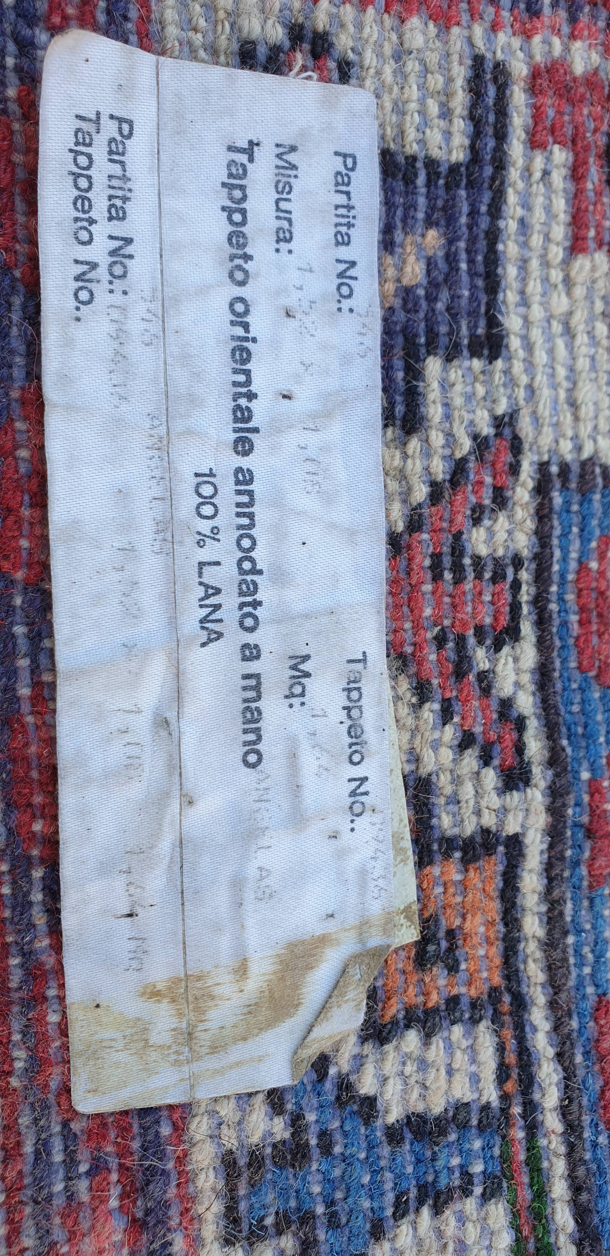 Oriental carpet wool entirely handmade