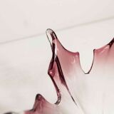 Vase in Murano glass by Fratelli Toso H 27.5cm