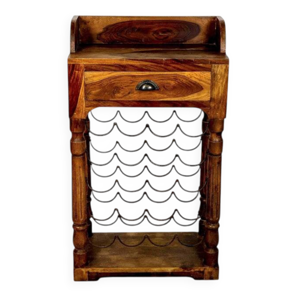 Commode de vin de province en bois d’orme