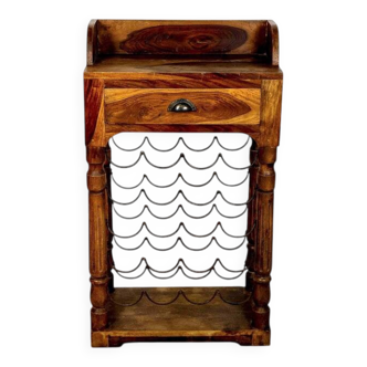 Provincial wine cabinet made of elm wood