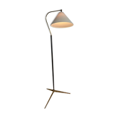 Vintage brass and metal floor lamp