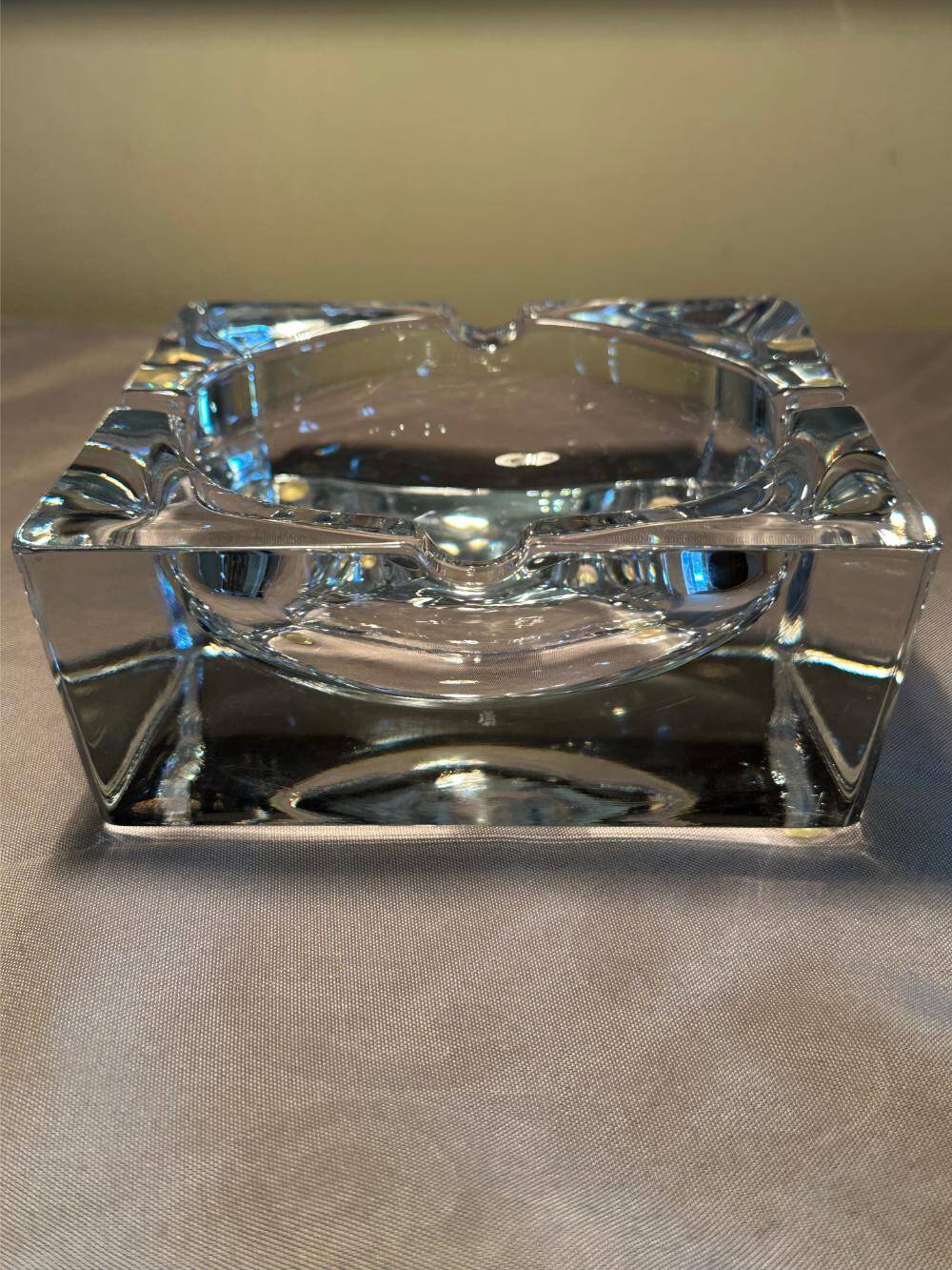 Crystal ashtray J.G. Durand