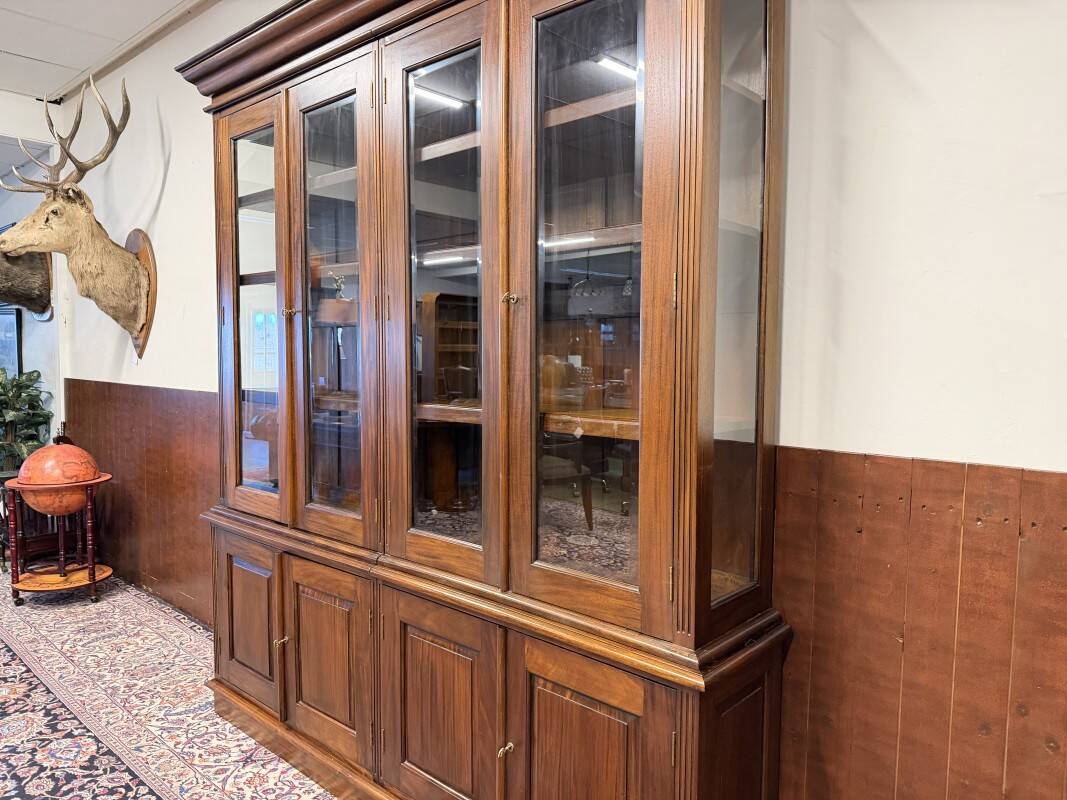 Classic English Bookcase Cabinet