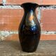 Antique Lacquered Wood Vase Vietnam Koi Carp 3D Vintage