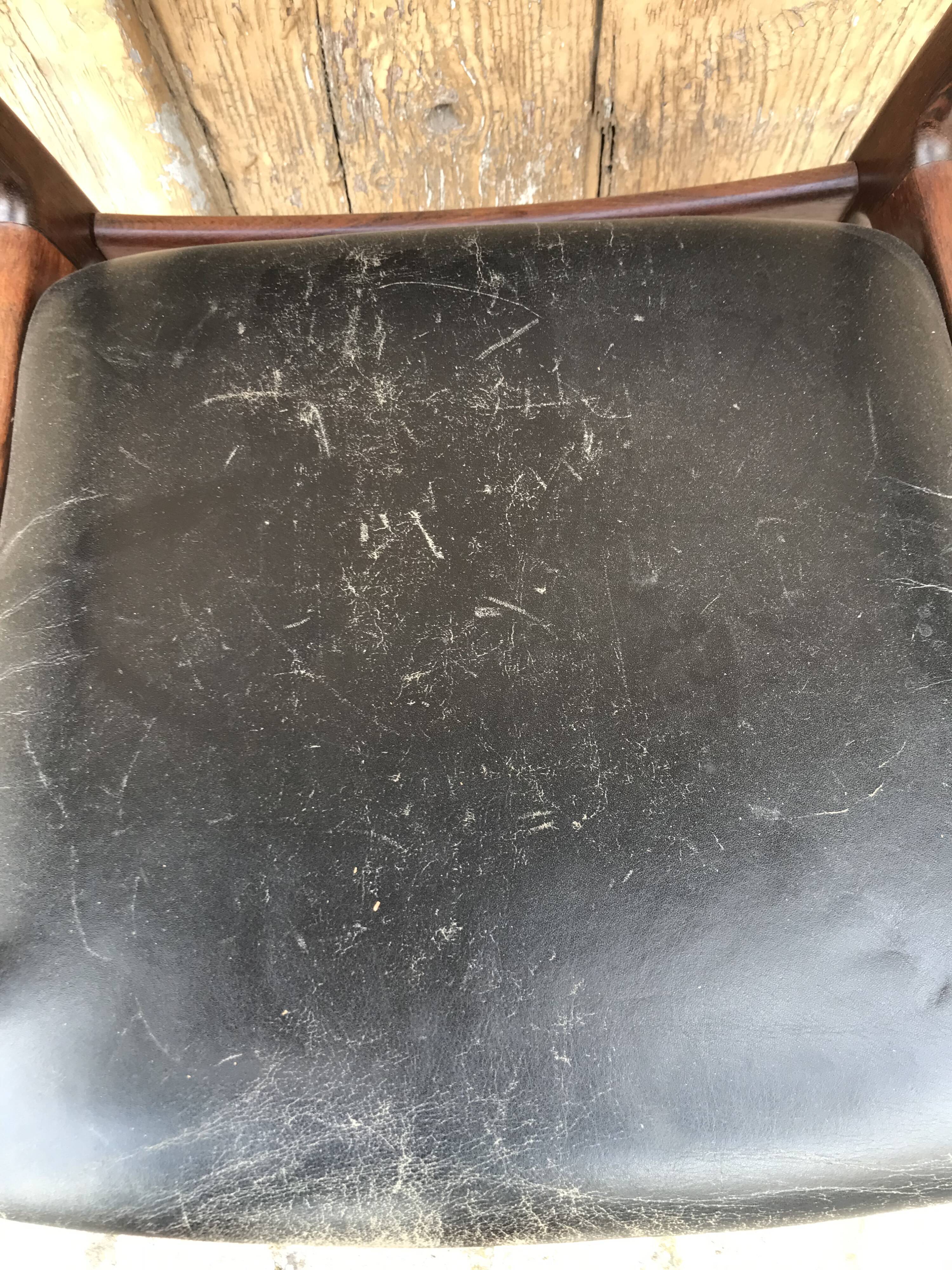 Scandinavian armchair signed