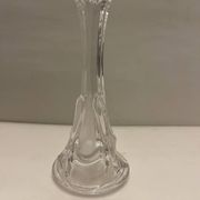 Molded glass candle holder
