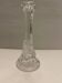 Bougeoir en verre moulé