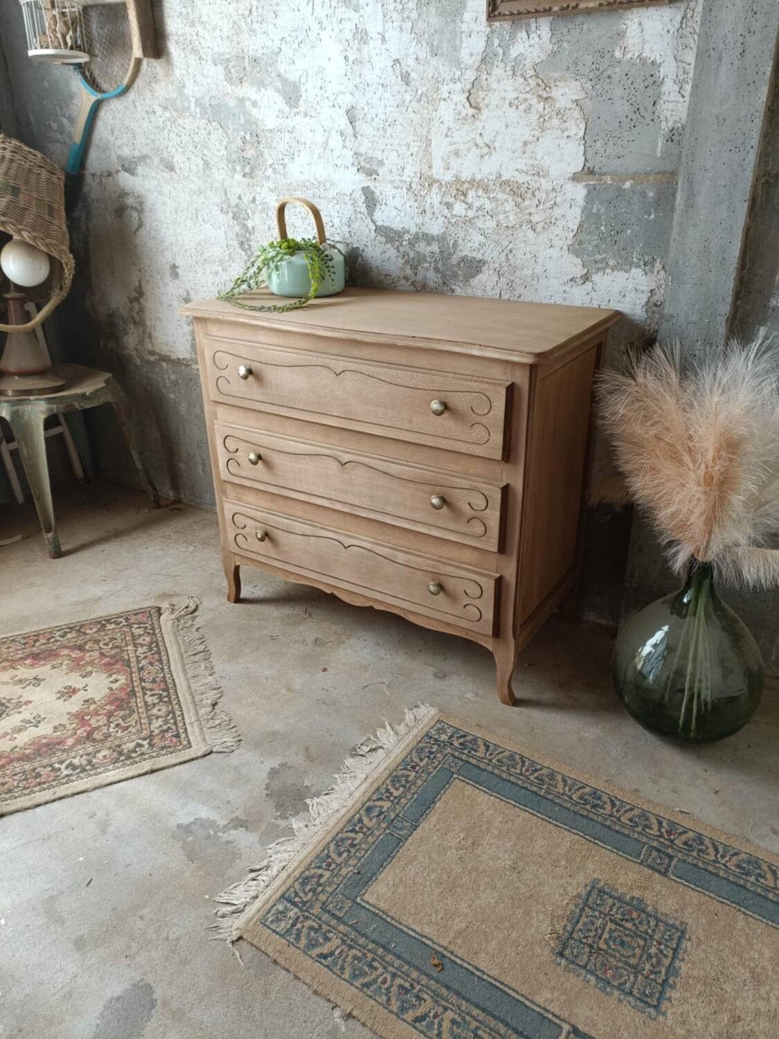 Commode en bois
