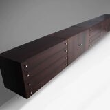 XL floating sideboard by Poul Nørreklit for Sigurd Hansen, Denmark 1969