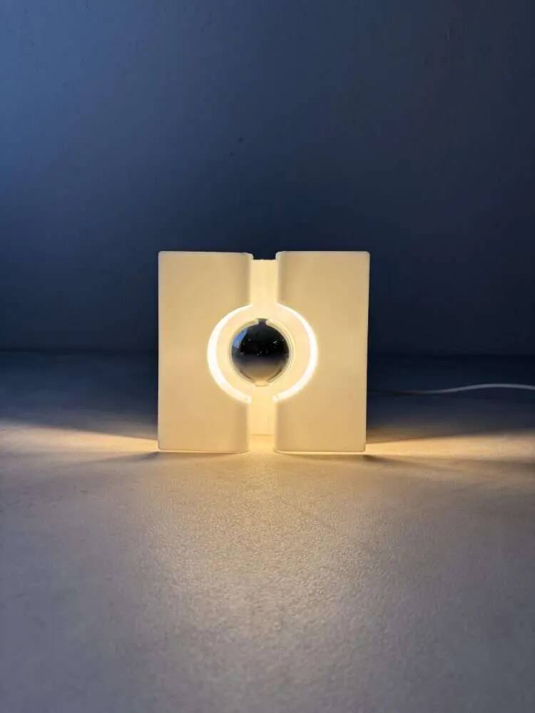 1970s plexiglass wall light