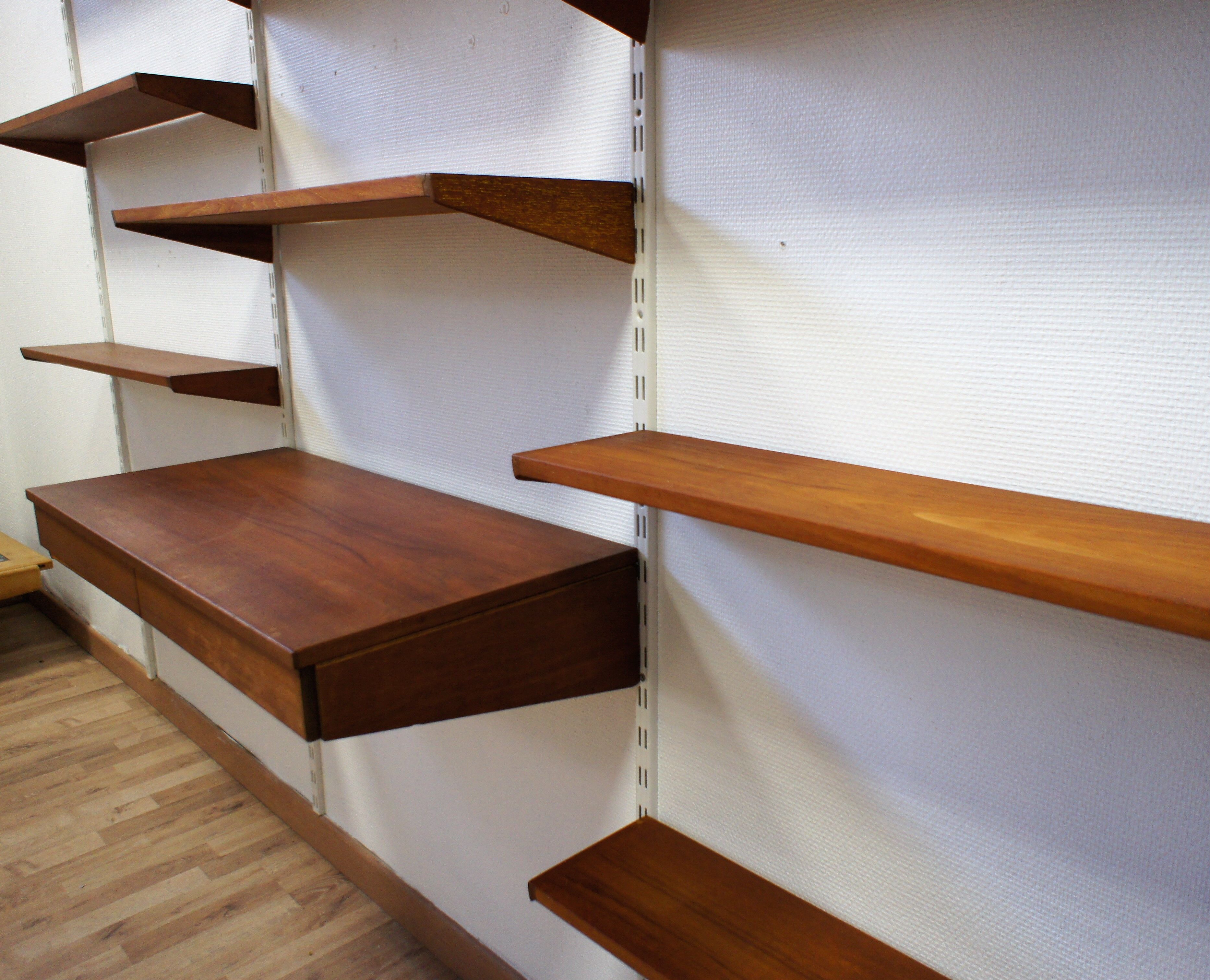 Scandinavian teak modular library, Kai Kristiansen