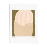 Peinture originale de gouache « Nageur »